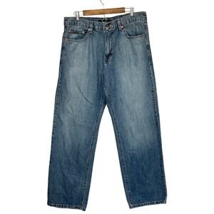 Vintage Calvin Klein Jeans Men's Straight Leg Light Wash Relaxed Fit Sz: 36